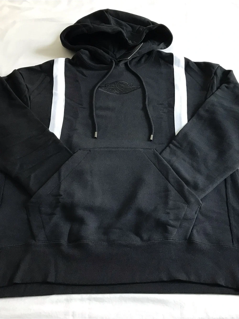 Air Jordan Legacy DNA Wings Fleece Hoodie Men’s SZ M Black AT9962-010 New